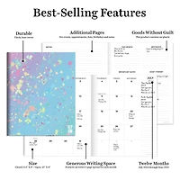 TF Publishing 2024-2025 Medium Paint Splatter Monthly Planner