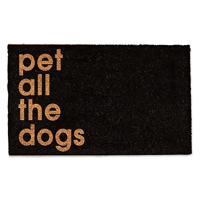 Pet All The Dogs 30" x 18" Door Mat