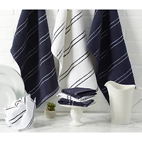 J&M Blue Ribbed Terry Dishtowels, 6ct.