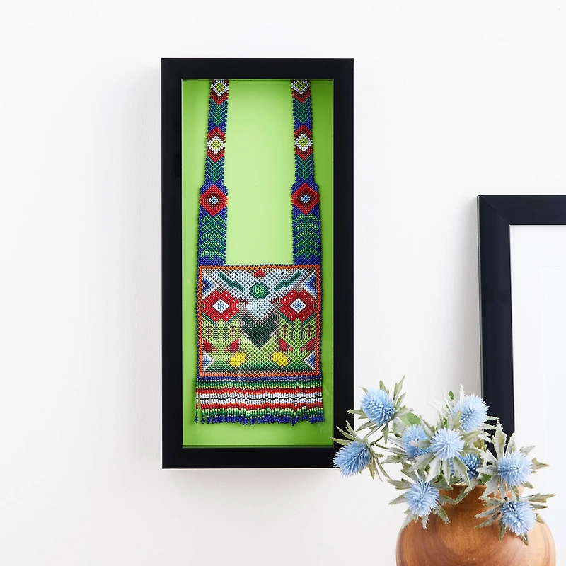 6" x 14" Black Panel Shadow Box by Studio Décor®