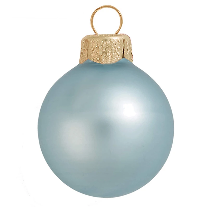 Whitehurst 2ct. 6" Matte Glass Ball Christmas Ornament