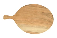 Hello Honey® 10.5" Round Acacia Wood Cheese/Cutting Board with Handle