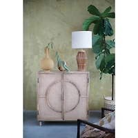 Hello Honey® 18.25" Textured Decorative Flower Vase