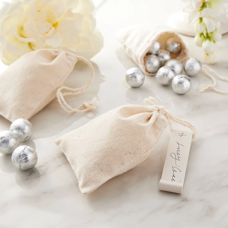 12 Pack: Muslin Favor Bags by Celebrate It™ Occasions™