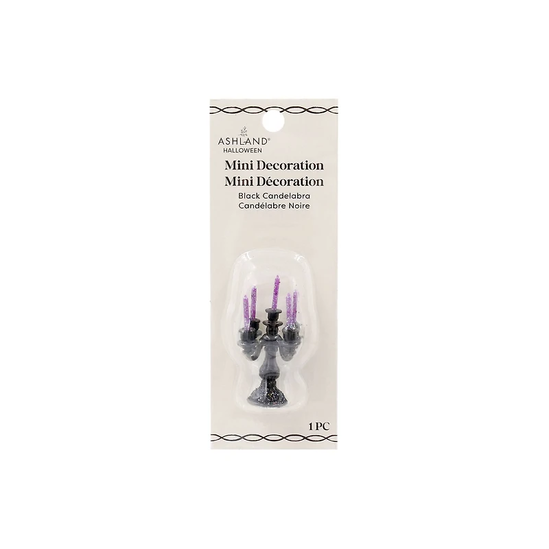 Mini Black Candelabra by Ashland®