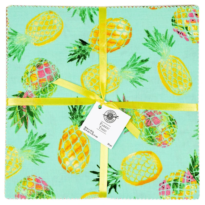 Assorted Novelty Cotton Fabric Squares by Loops & Threads™