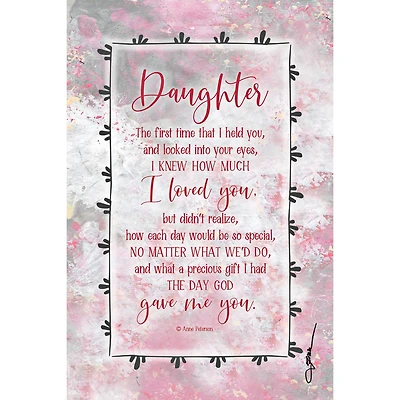Daughter Plaque with Easel & Hanger