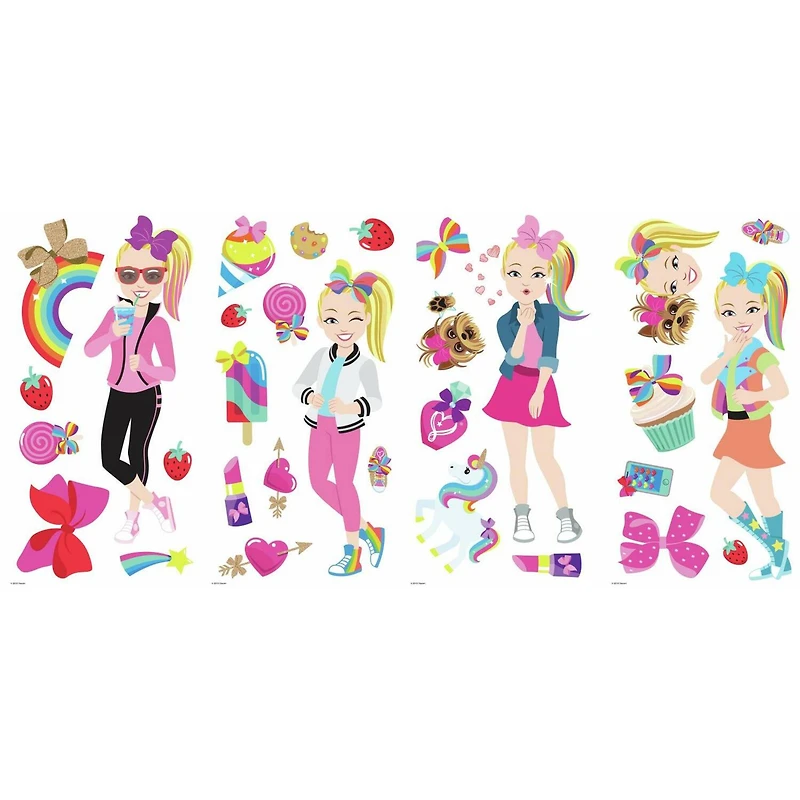 RoomMates Jojo Siwa Cartoon Peel & Stick Wall Decals