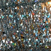 28" Crystal Feeding Reindeer, Clear Mini LED Lights