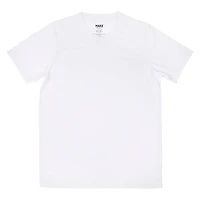 White Adult Polyester Crew Neck T-Shirt by Make Market