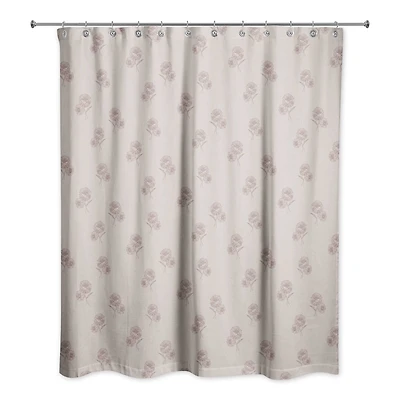 Delicate Floral Shower Curtain