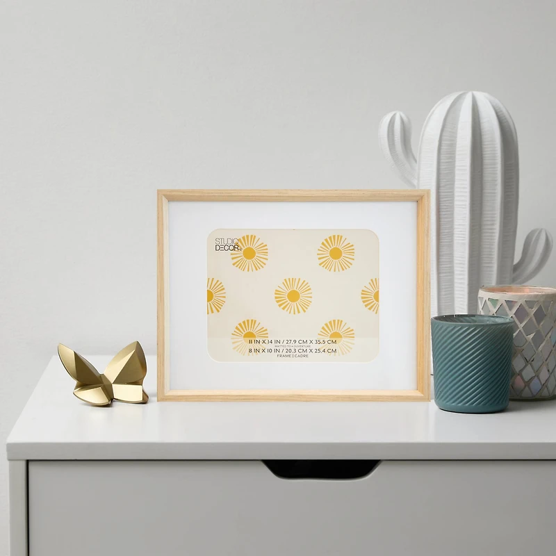 Neutral Basic Light Beige Frame with Mat by Studio Décor