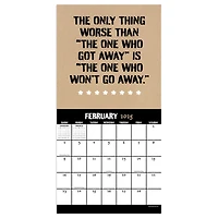TF Publishing 2025 Anti-Affirmations & Sarcasm Mini Calendar