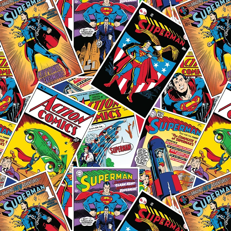 Camelot® Fabrics Superman™ Comic Cotton Fabric