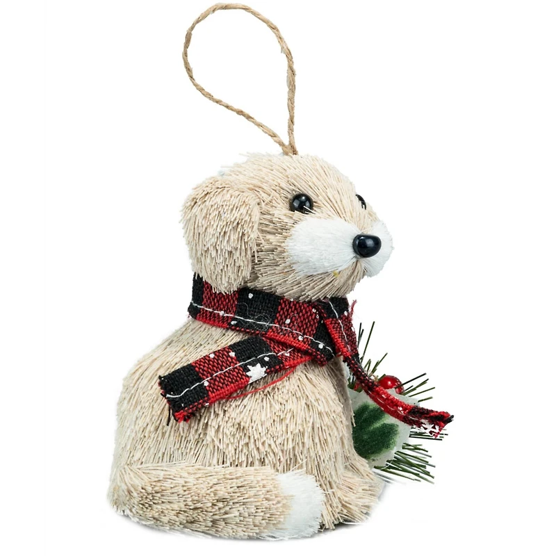 4.25" Natural Dog Ornament by Ashland®