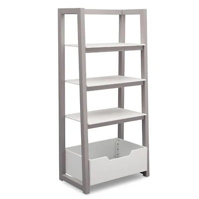 Delta Children Gateway White & Gray Ladder Shelf