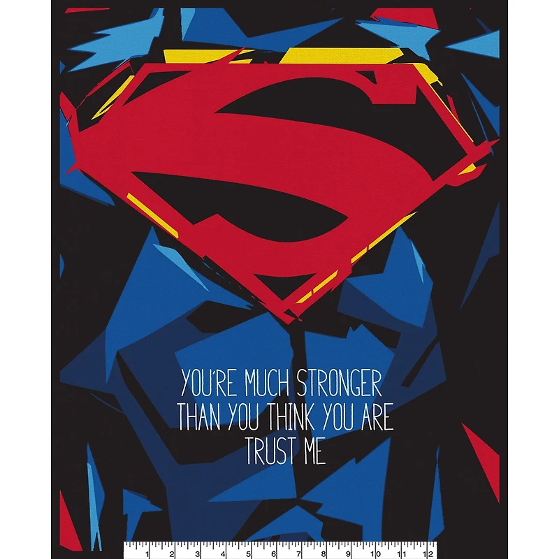 Camelot Fabrics DC Comics Superman Stronger Cotton Fat Quarter Bundle