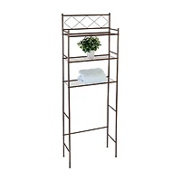Honey Can Do Oil-Rubbed Bronze Over-the-Toilet Space Saver Shelving Unit