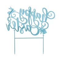 Glitzhome® 24" Metal "Happy Easter" Yard Stake