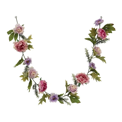 6ft. Pink Peony & Rose Garland by Ashland®