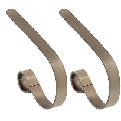 Original MantleClip® Pewter Stocking Holders