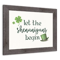 Shenanigans Begin Framed Print 2 16" x 20" Western Gray Framed Print