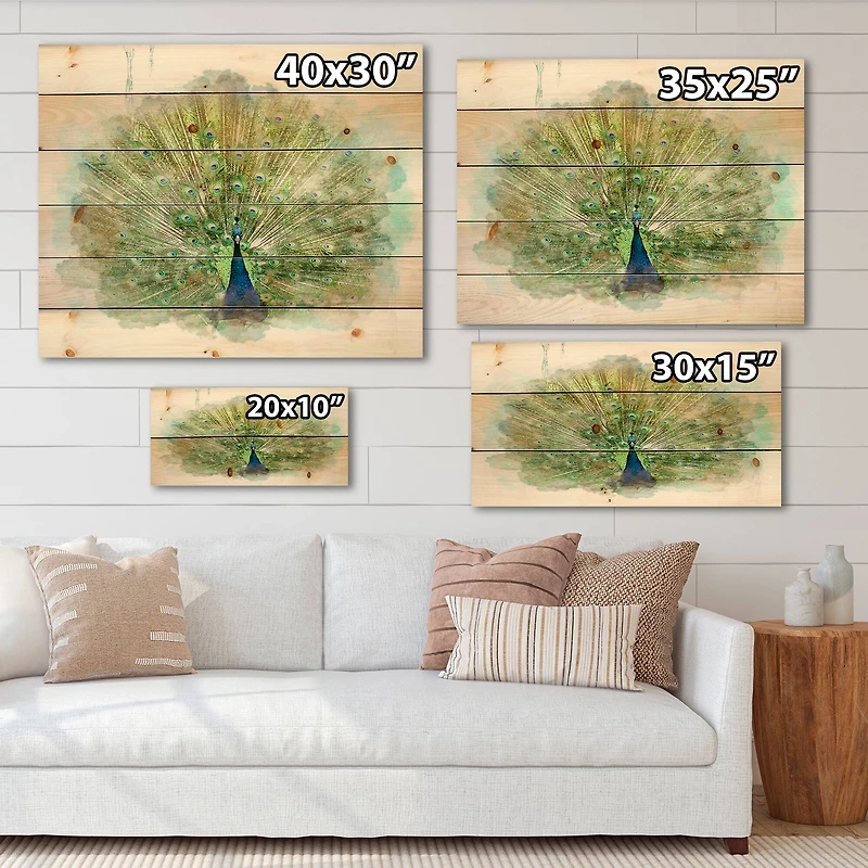 Designart - Peacock Bird