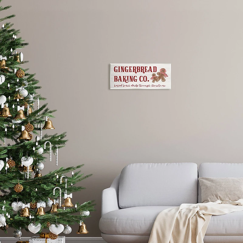 Stupell Industries Gingerbread Baking Co. Holiday Wall Art