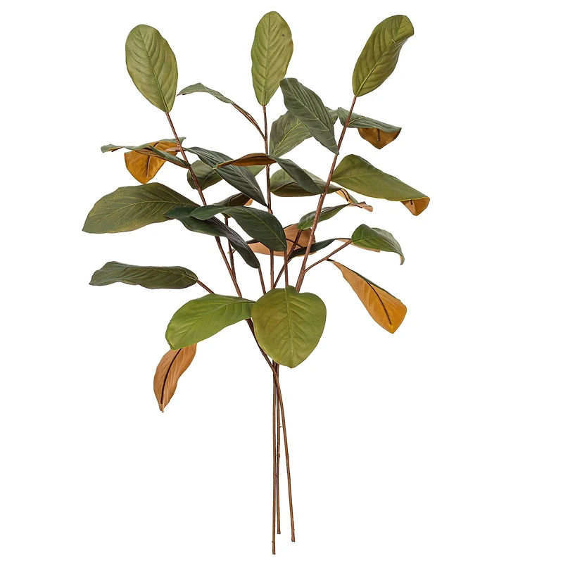 Artificial Green Magnolia Spray, 3ct.