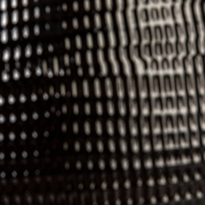 Hello Honey® 12" Black Coastal Embossed Textured Stoneware Planter