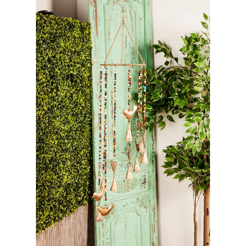 26" Gold Metal Eclectic Windchime