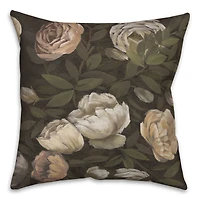 18" Antique Florals Indoor/Outdoor Pillow