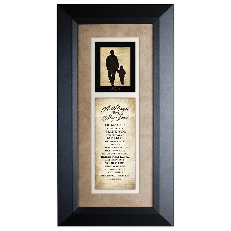Prayer For My Dad Wood Framed Art
