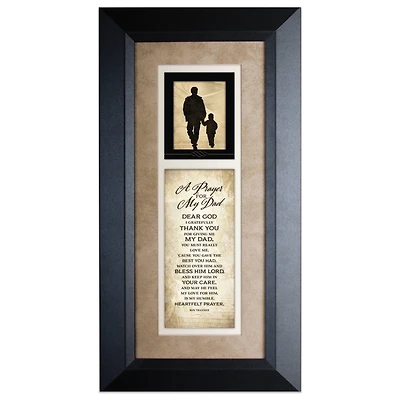 Prayer For My Dad Wood Framed Art