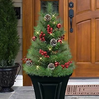 30" Pre-Lit LED Urn Filler with Battery-Operated Timer, 2ct.