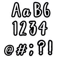 Creative Teaching Press Bold & Bright Classroom Café 4" Designer Letters, 3 Packs of 212