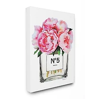 Stupell Industries Paris Vase with Pink Peony Canvas Wall Art