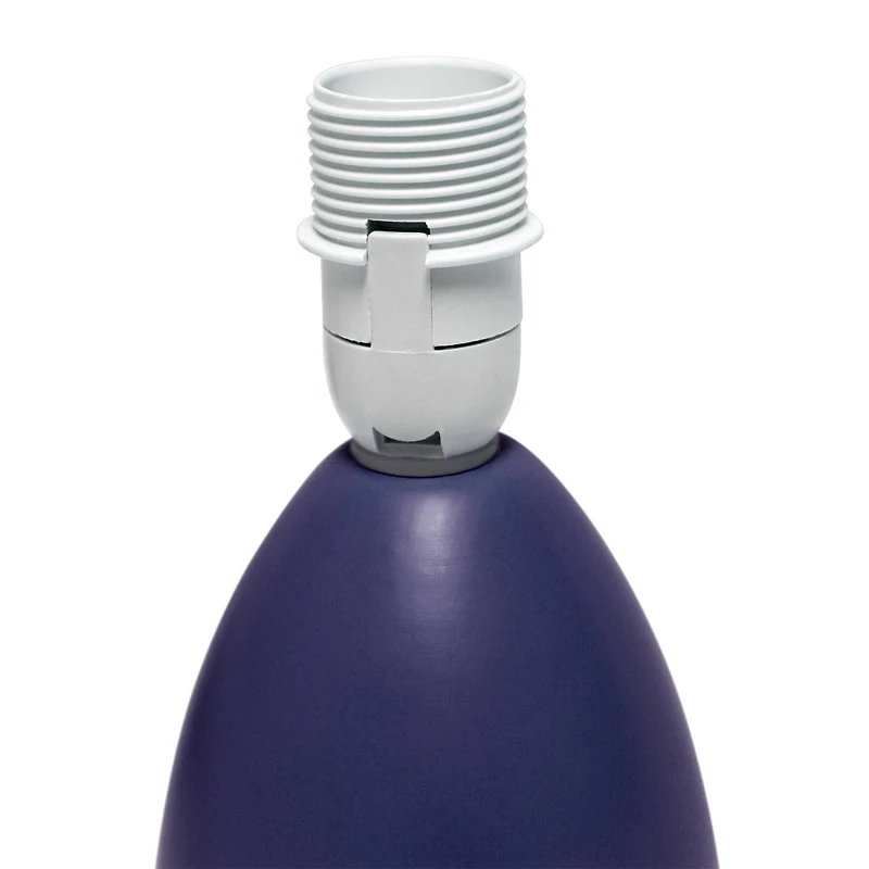 Creekwood Home Nauru 9.5" Petite Oblong Table Lamp