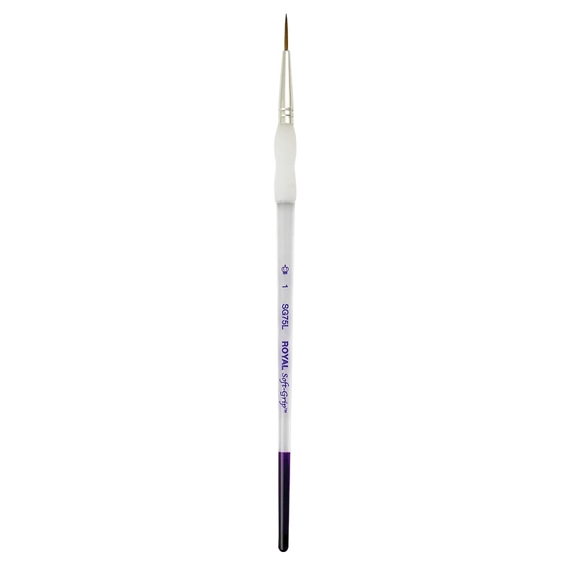 Royal & Langnickel® Soft-Grip™ Synthetic Sable Standard Handle Short Liner Brush