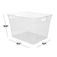 Curver® V-Basket Extra Large Clear Organizing Storage Basket