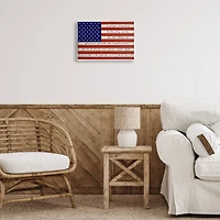 Stupell Industries Pledge of Allegiance Flag Wall Plaque Art