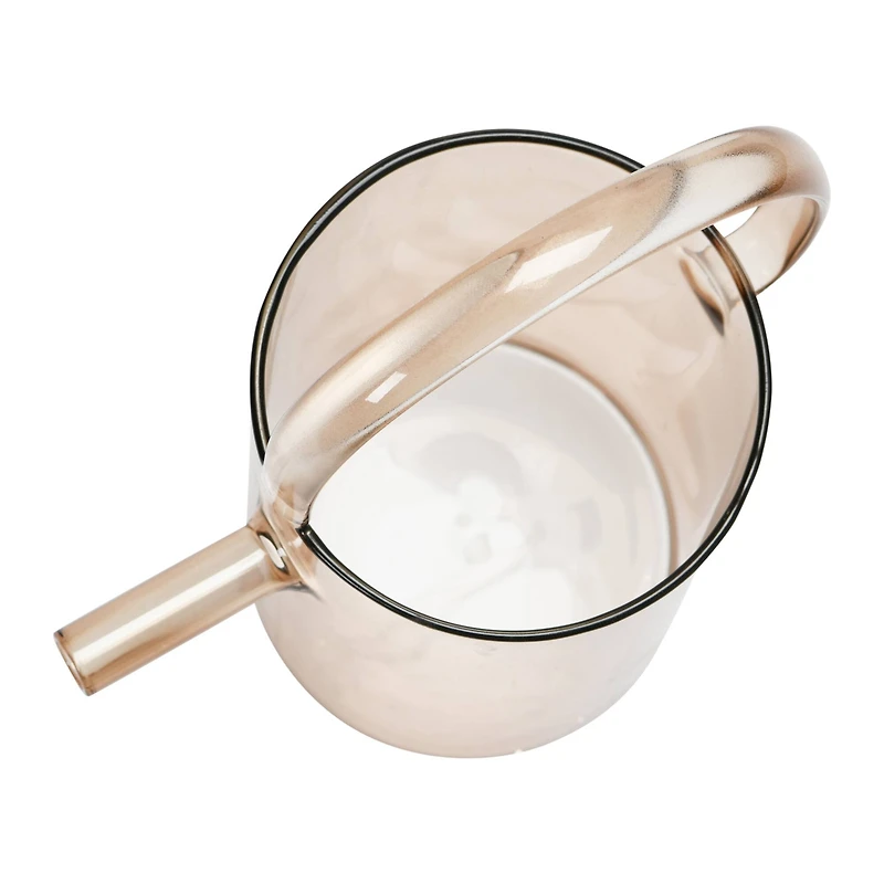 Hello Honey® 9.5" Brown Quart Glass Watering Can