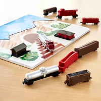 12 Pack: Safari Ltd® TOOBS® Trains Set