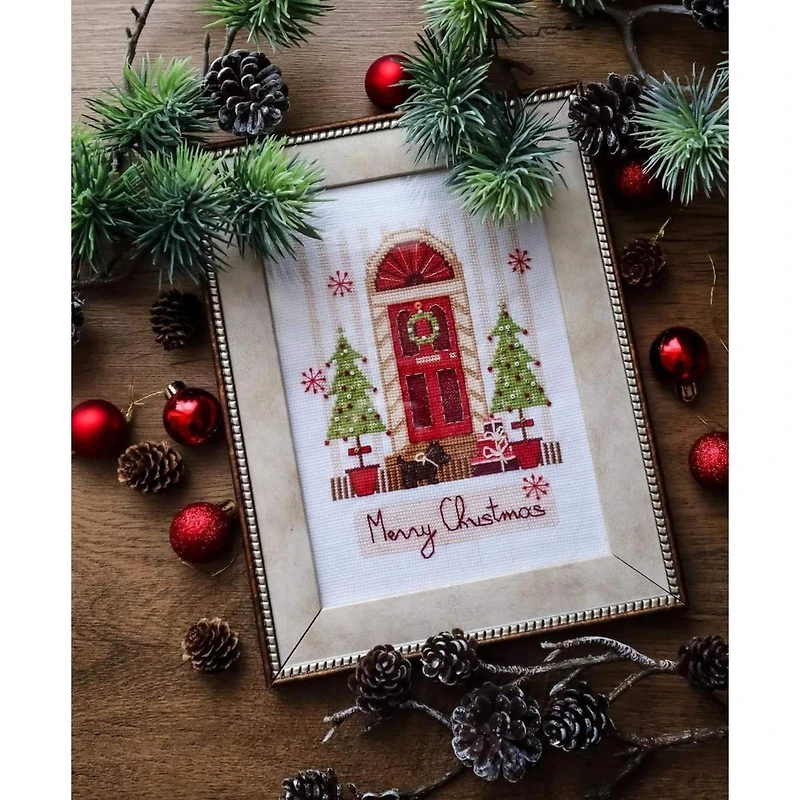 Crystal Art Counted Cross Stitch Kit Merry Christmas