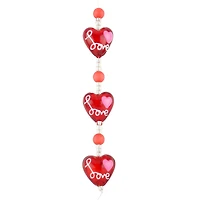 Red Lampwork Glass Love Heart Beads by Bead Landing™
