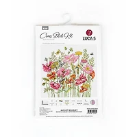 Luca-s August Bouquet Counted Cross Stitch Kit