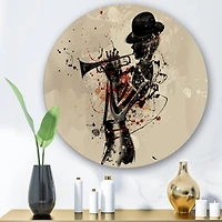 Designart - Woman Playing Jazz Trumpet