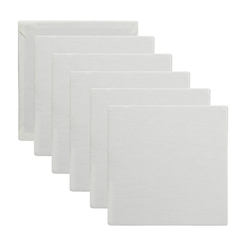 6 Pack 3" x 3" Mini Canvas Panels by Artist's Loft™ Necessities