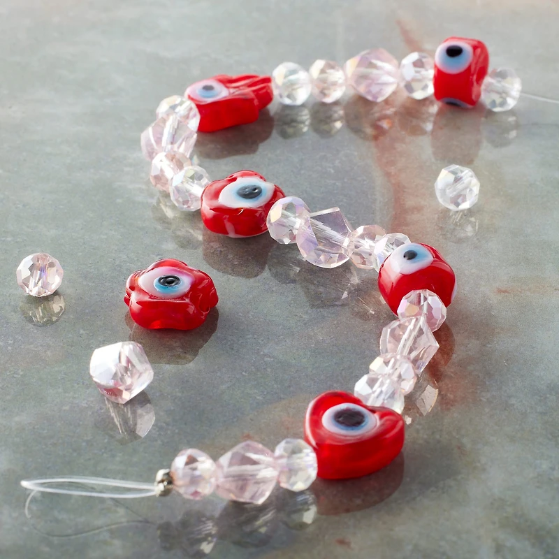 Evil Eye Lampwork Glass Bead Mix by Bead Landing