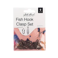 John Bead Must Have Findings 20mm Fish Hook Clasp Set